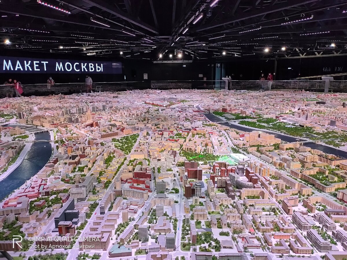 макет москвы вднх