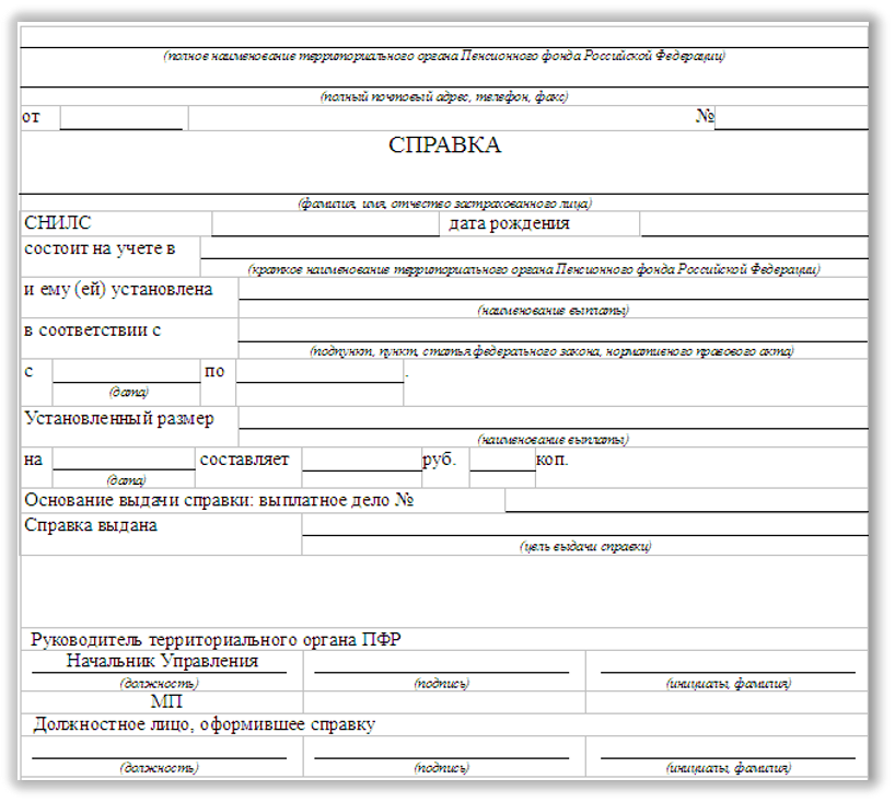 Как выглядит справка расширенная