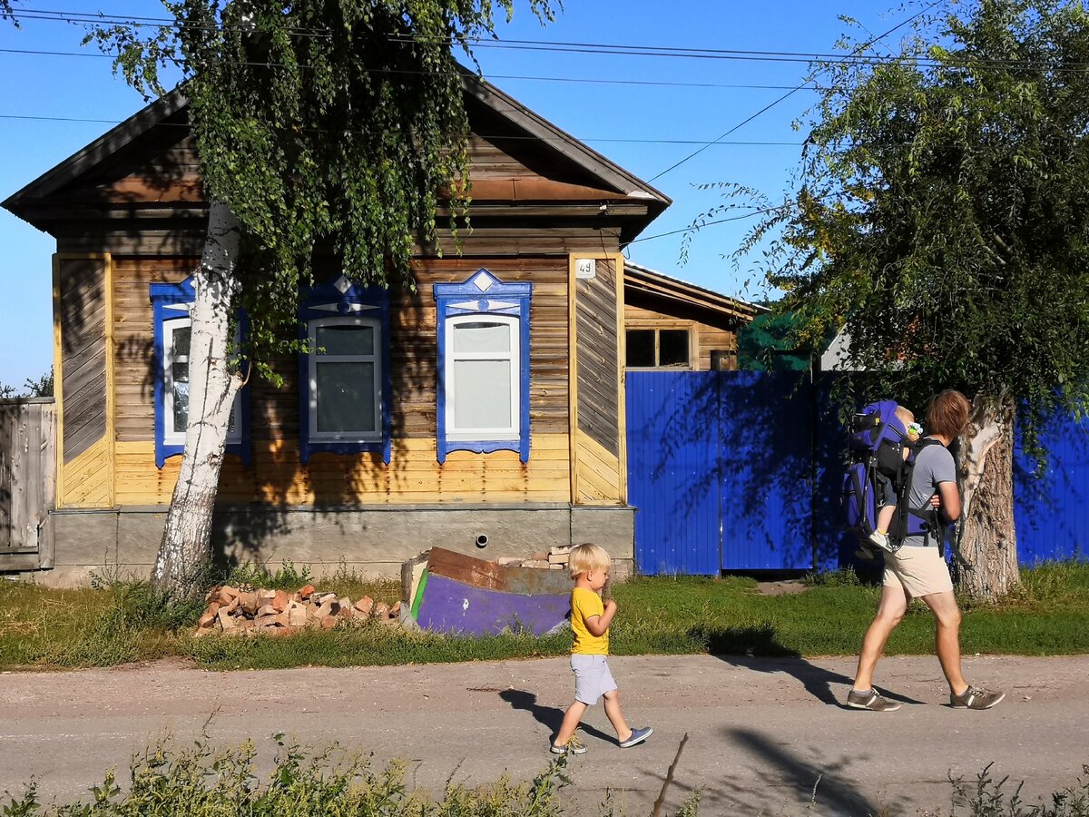 Гуляем по городу Хвалынск. Фото: из семейного архива