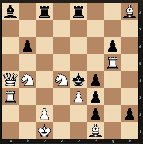 Рисунок 1. Ход белых