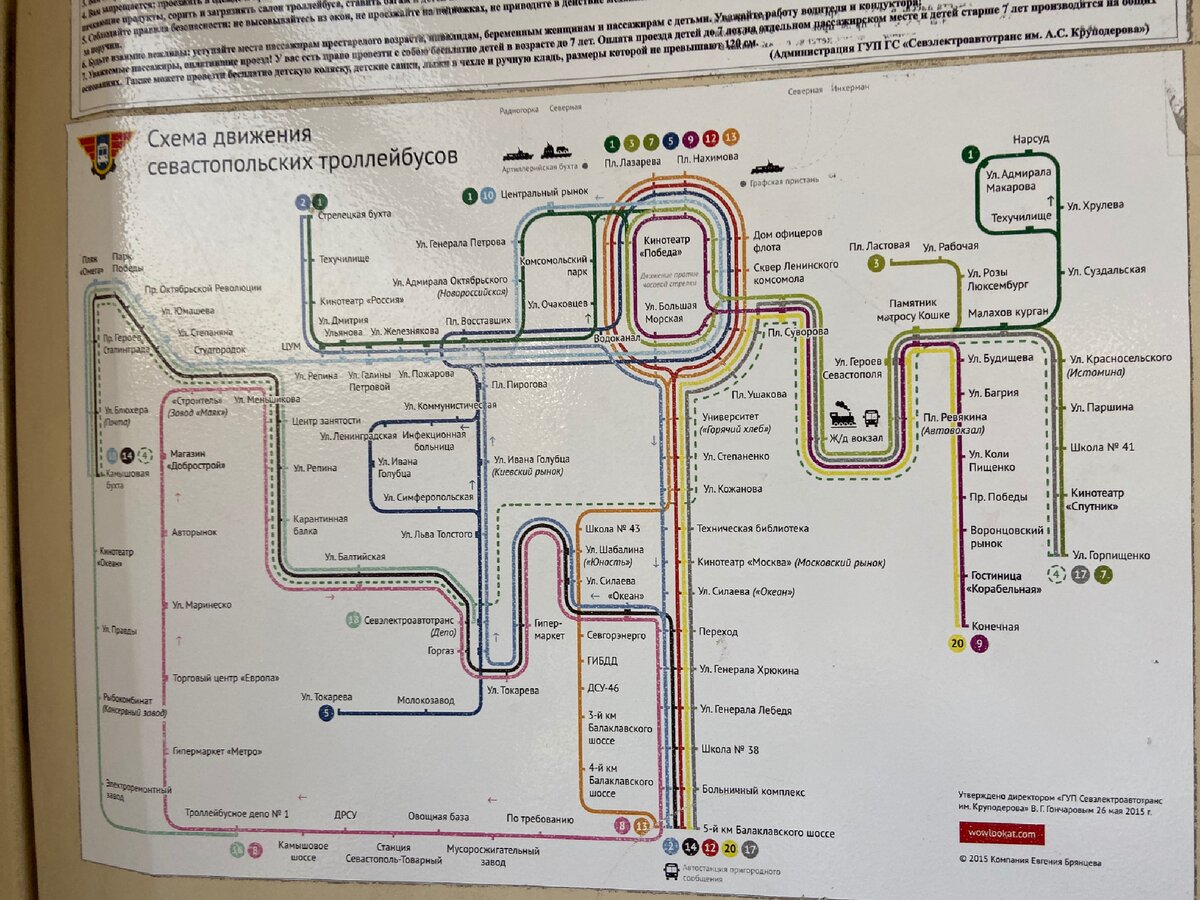 Карта транспорта онлайн севастополь