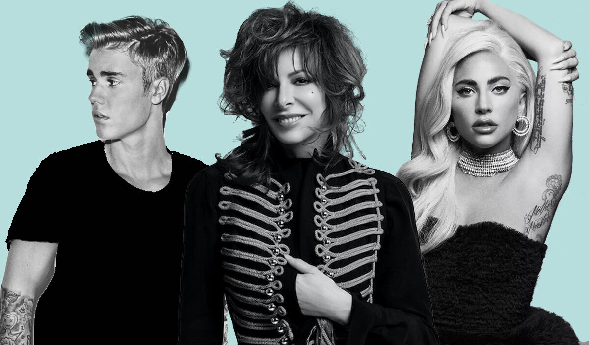 Justin Bieber, Mylene Farmer, Lady Gaga
