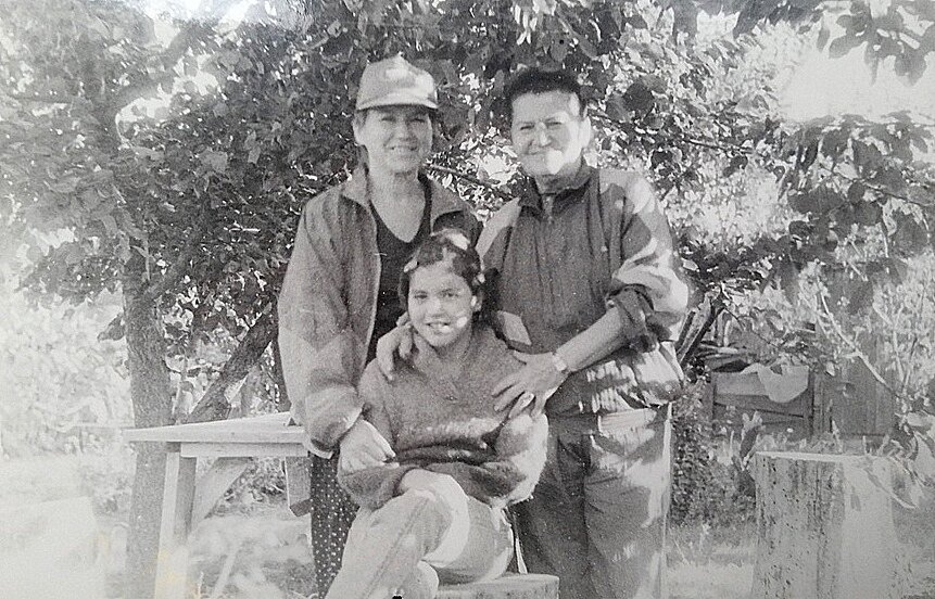 Я с Теткой и Бабушкой. 