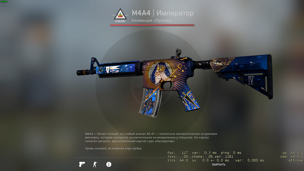 M4a4 преданный паладин