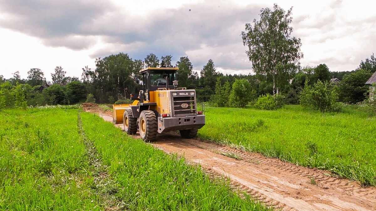 Снимаем плодородный грунт. Фото автора