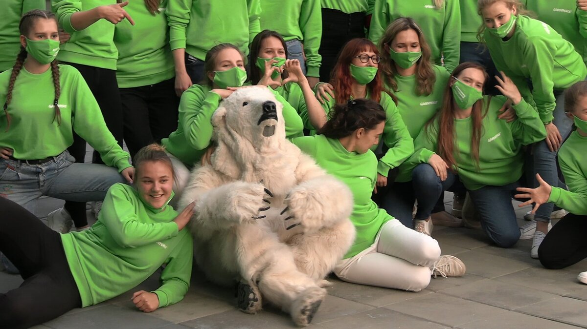 GREENPEACE: глобальный день действий в защиту климата в Москве