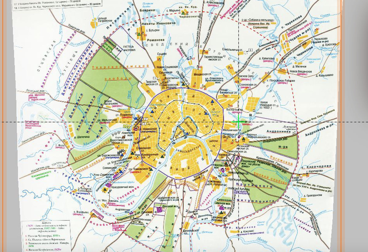 План москвы карта