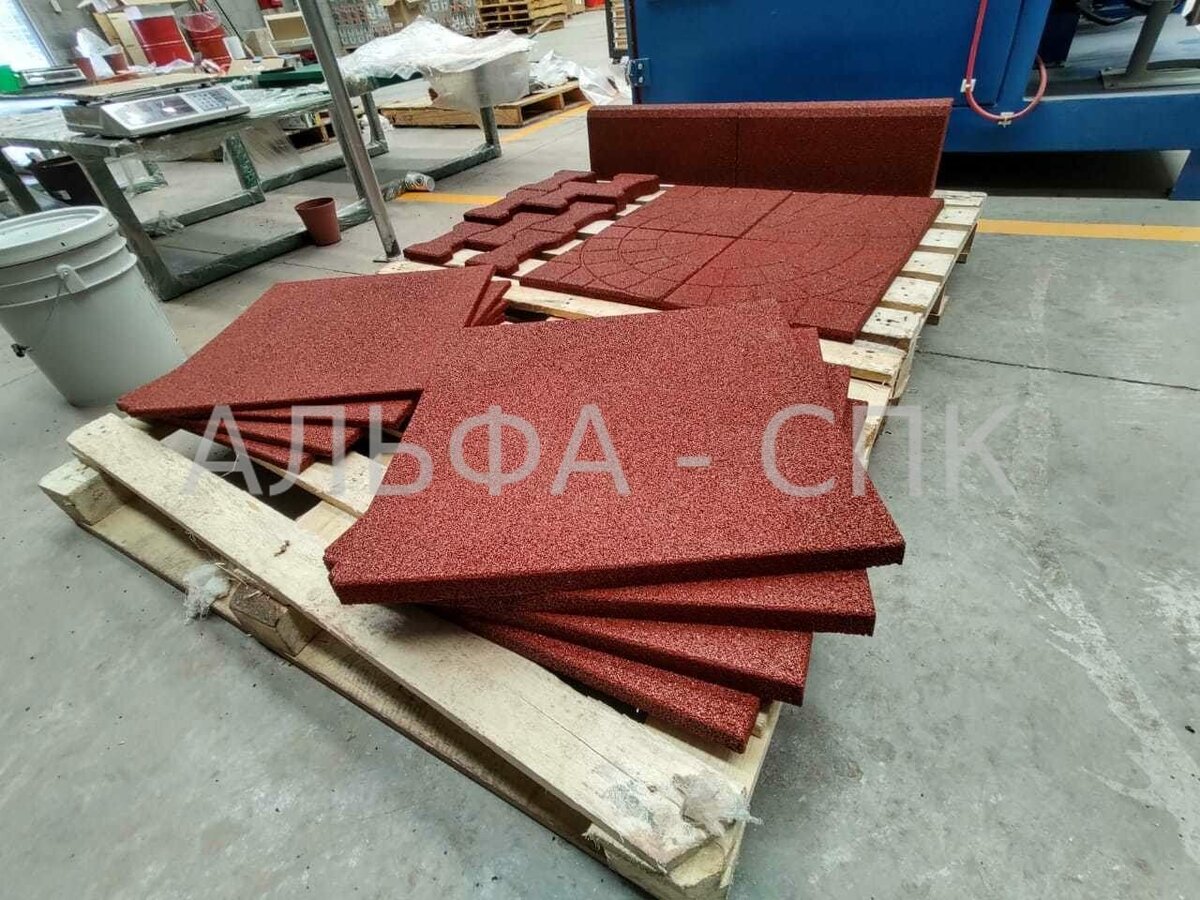 Втулки для монтажа резиновой плитки