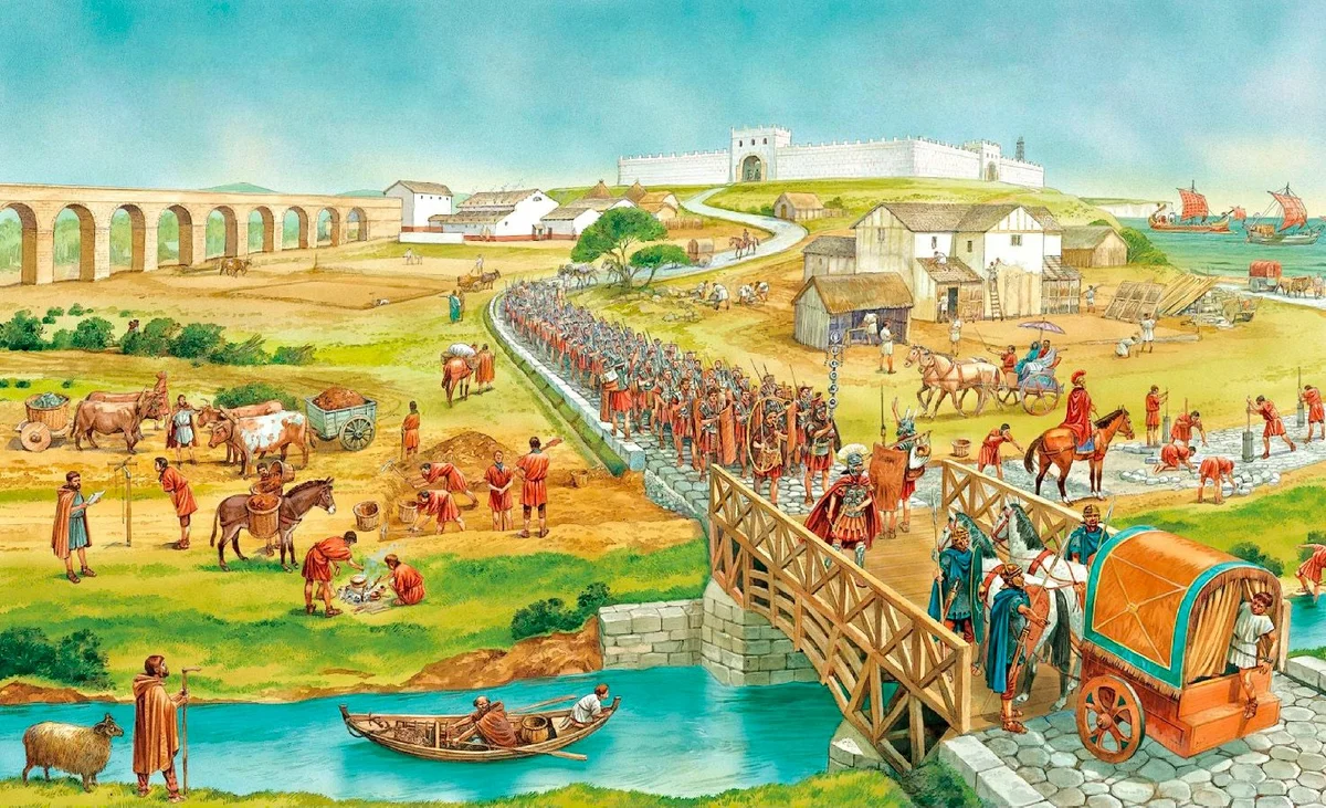 Римские дороги как символ долговечности. Источник - сайт: https://clck.ru/RoUZQ