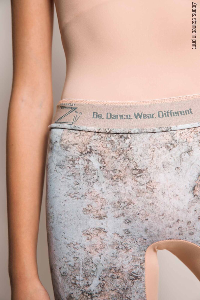 Леггинсы Zidans с принтом "Нежная грязь"