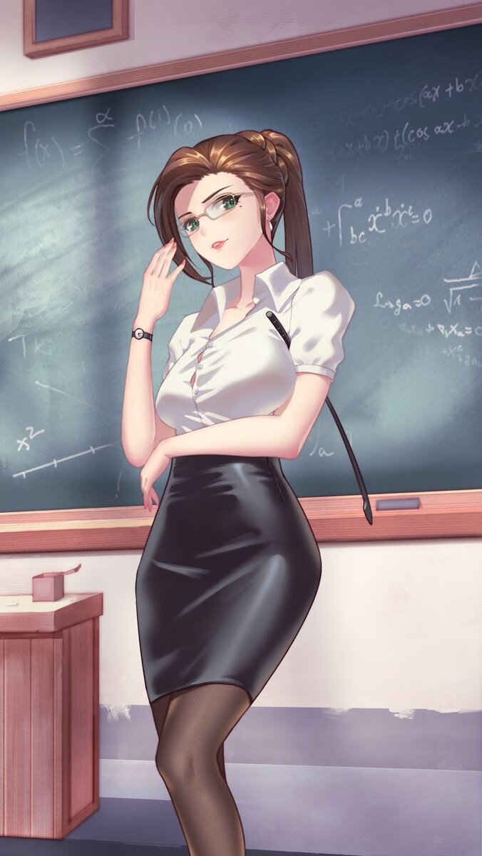 Красивые учительницы из аниме и манги