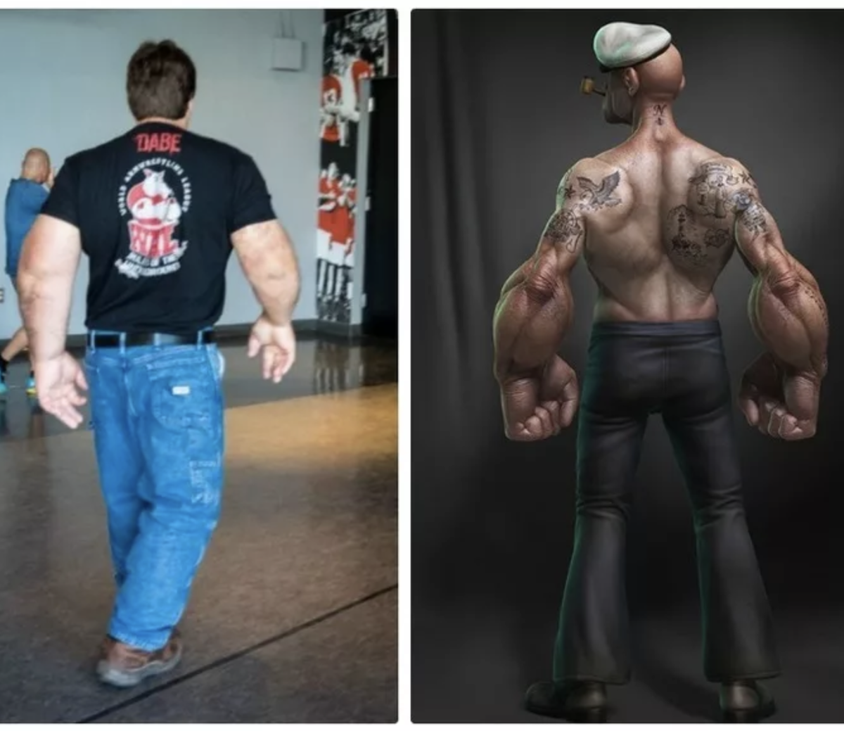 Realistic popeye