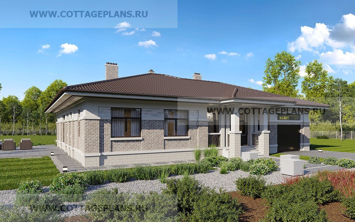 Фасады дома. Источник фото: https://www.cottageplans.ru
