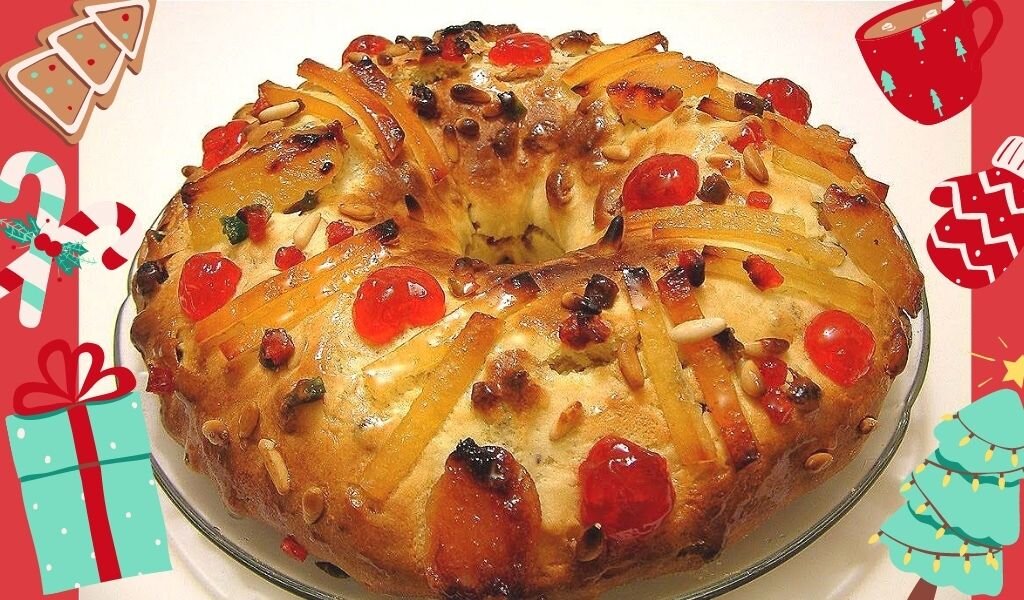 Для канала С.Пудовъ: Рецепт: Португальский рождественский пирог BOLO REI