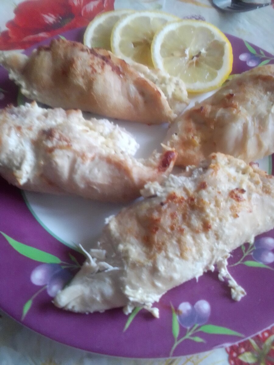 Рулетики из куриной грудки