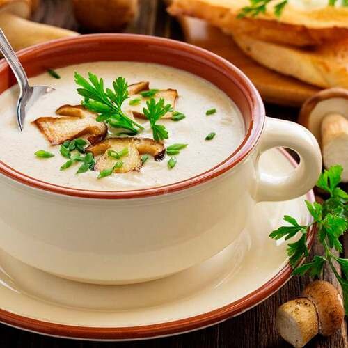 Крем-суп с грибами рецепт 