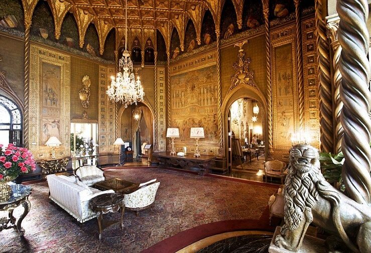 Один из интерьеров резиденции. Фото: Daily Mail