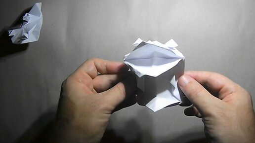Как сделать лягушку из бумаги?