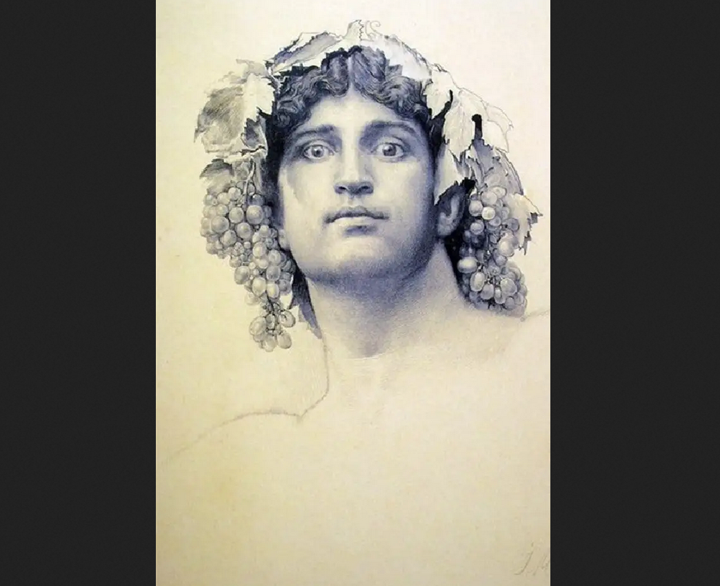 Иван Мясоедов. "Автопортрет в образе Диониса"