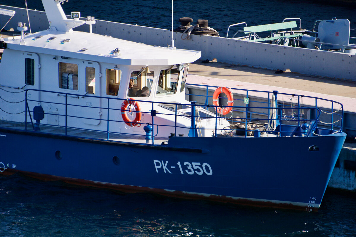 РК-1350 - новый рейдовый катер ЧФ.