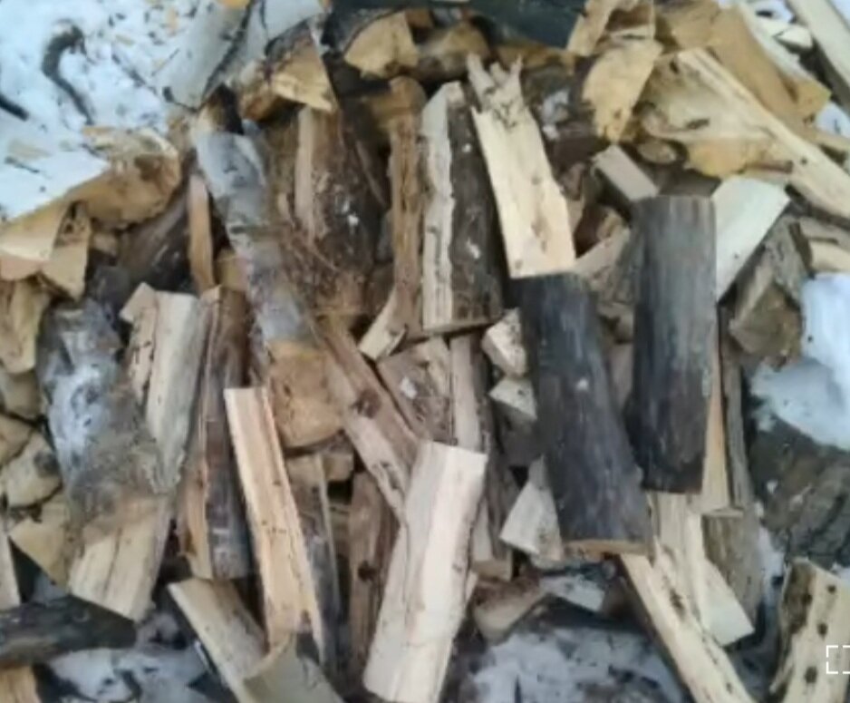 Валежная древесина, бери и топи, она уже сухая.