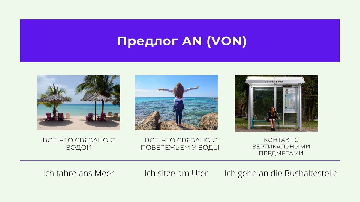 Предлоги места в немецком языке. Lokale Präpositionen
