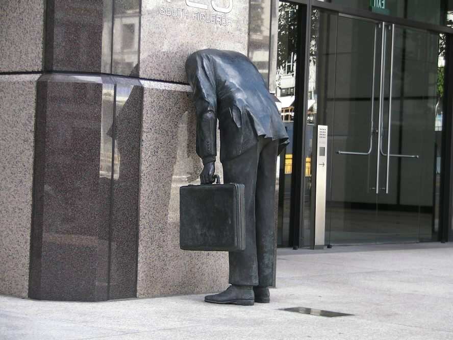 Памятник трудоголику в Лос-Анджелесе