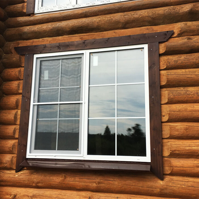 Как правильно установить пластиковое окно в деревянном доме