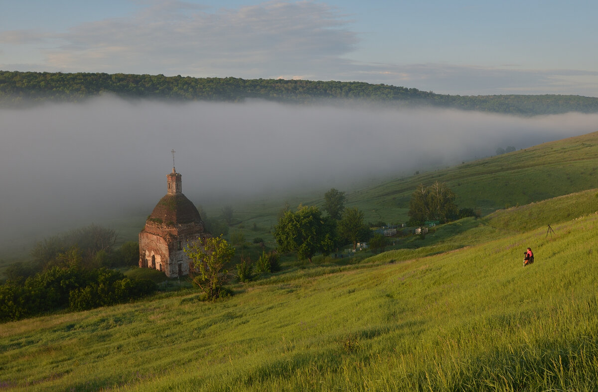 Красивая меча Тульская область Церковь