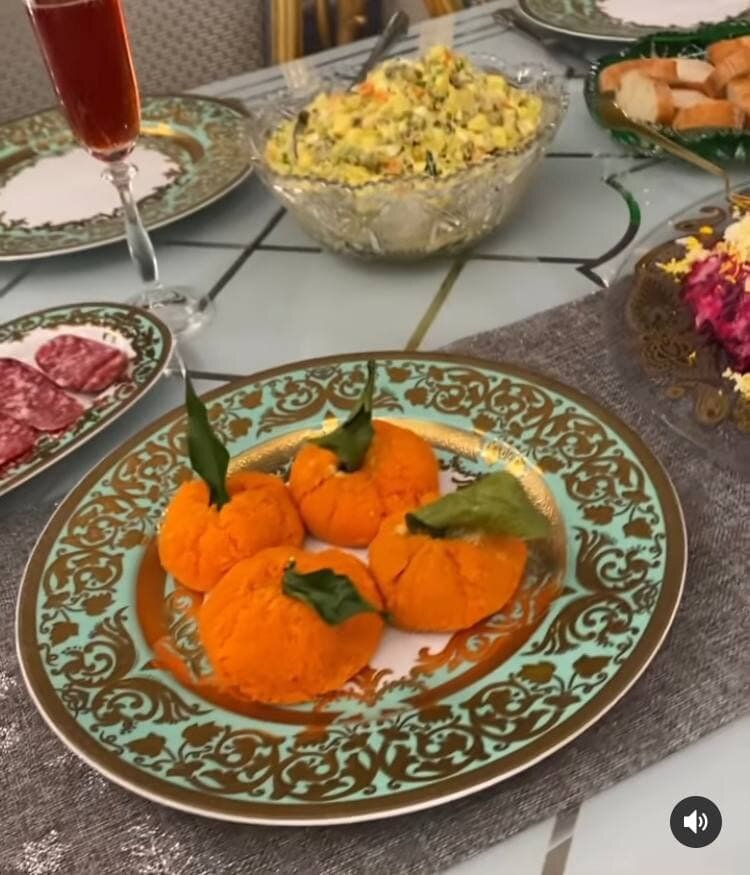 Вкусные блюда от Анны Нетребко. Фото: instagram.com/anna_netrebko_yusi_tiago