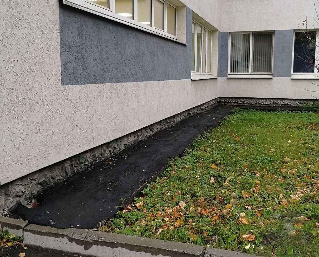 Отмостка из асфальта