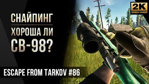 Снайпинг с СВ-98. Хороша ли? • Escape from Tarkov