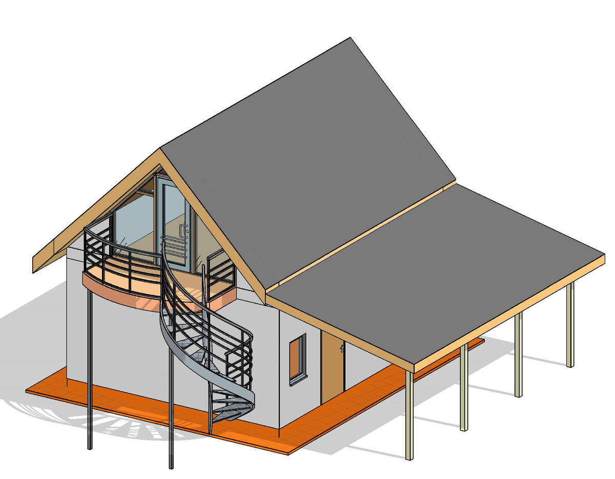 Односкатная крыша для гаража: просто и экономично