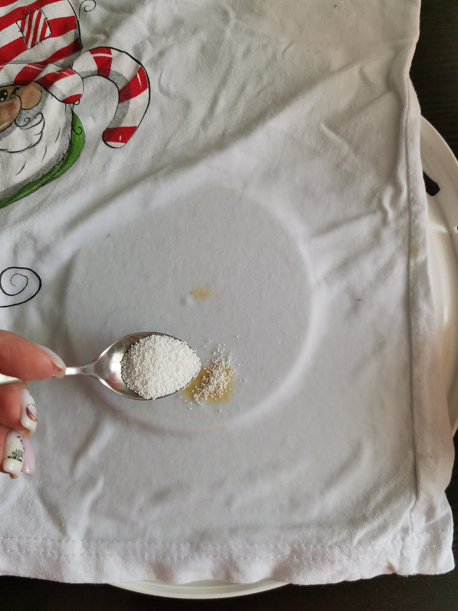 Добавления порошка 