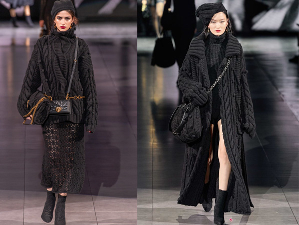 Дольче Габбана  показ  осень-зима  2020-2021