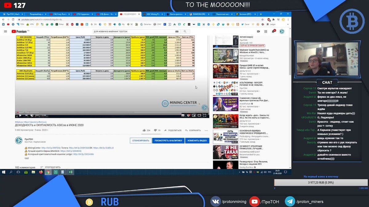 СТРИМ: Майнинг выгоден, летняя жара) 