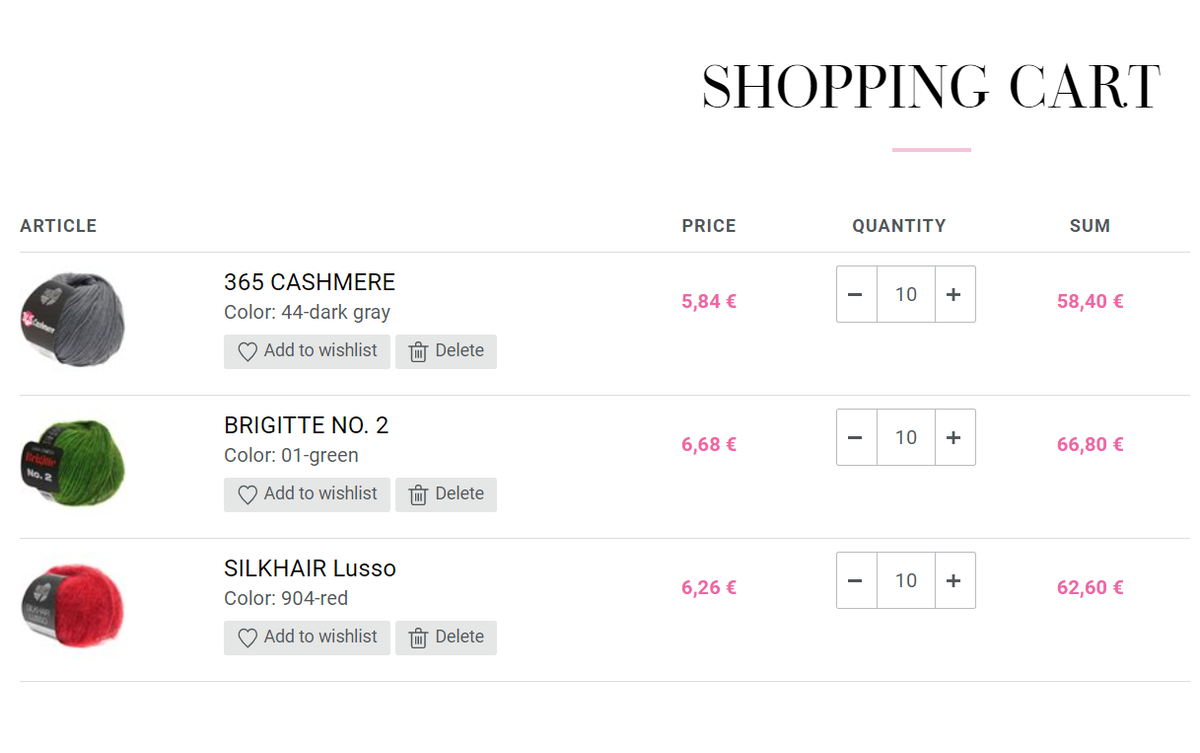 Скрин из интернет-магазина  www.filati-store.com