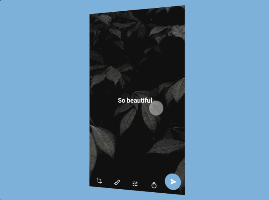 Как делать "сторис" в Telegram
