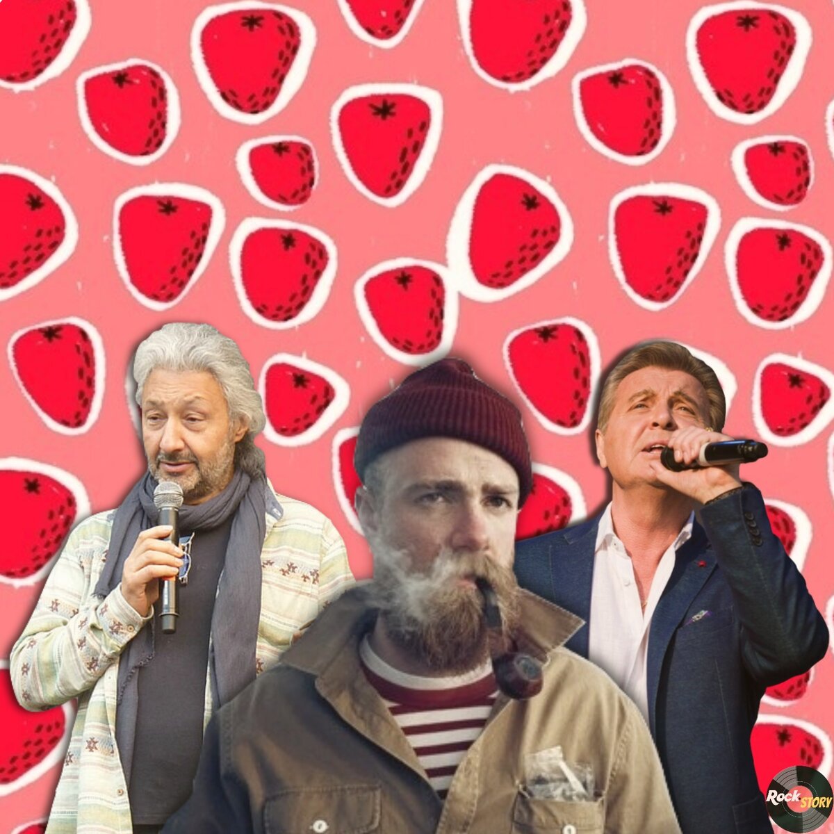 На фотографии: Стас Намин, Валерий Катин и Лев Лещенко