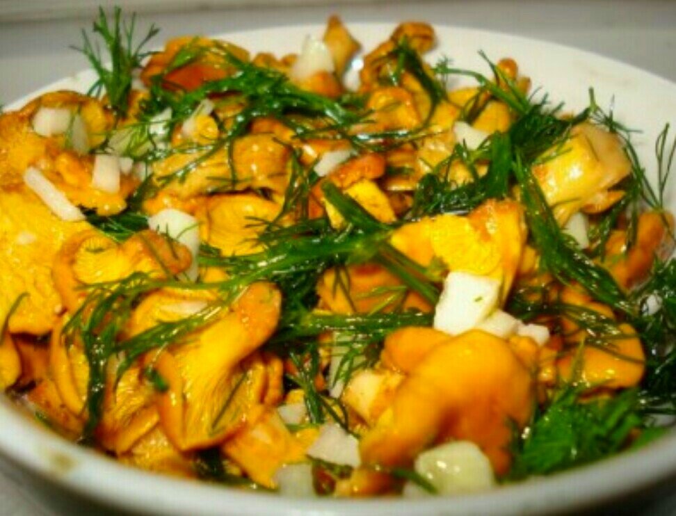 Рецепт приготовления лисичек