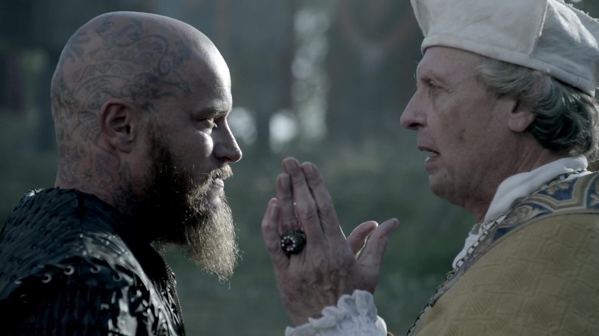 Кадр из сериала "Викинги". Если кому интересно - 3 сезона можно смотреть, дальше не стоит.