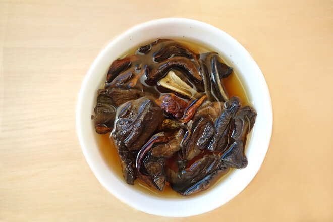 Сушеные подосиновики