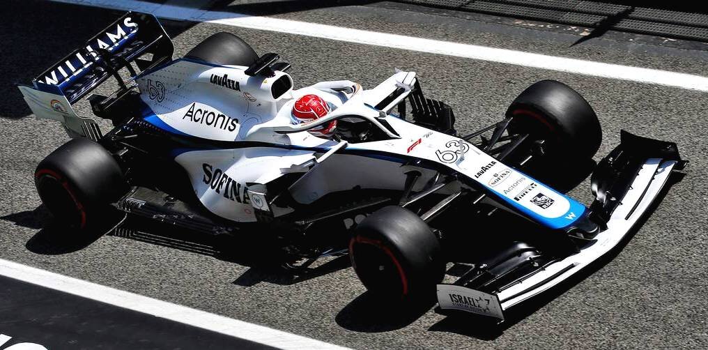 Джордж Рассел за рулём Williams на Гран-при Испании 2020