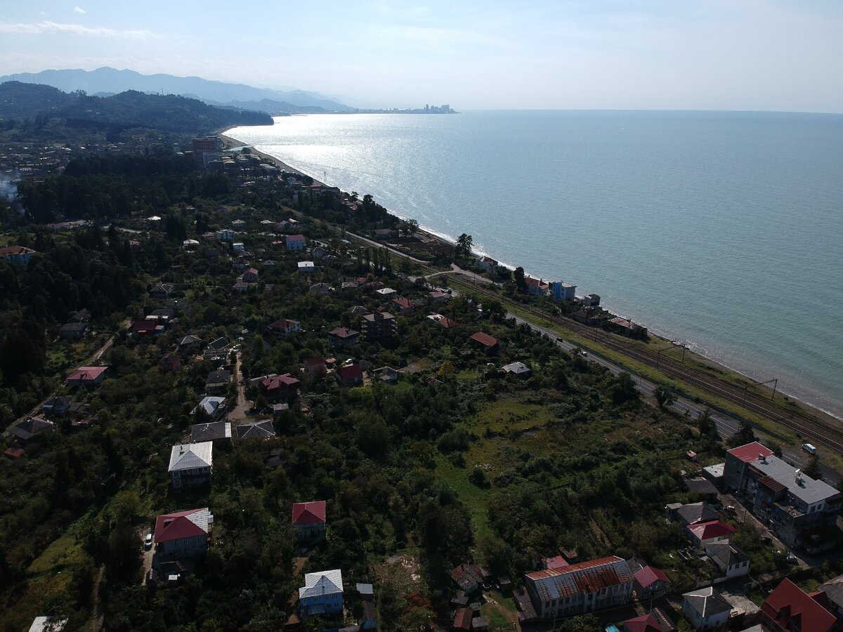 Вид на Батуми со стороны поселка Чакви