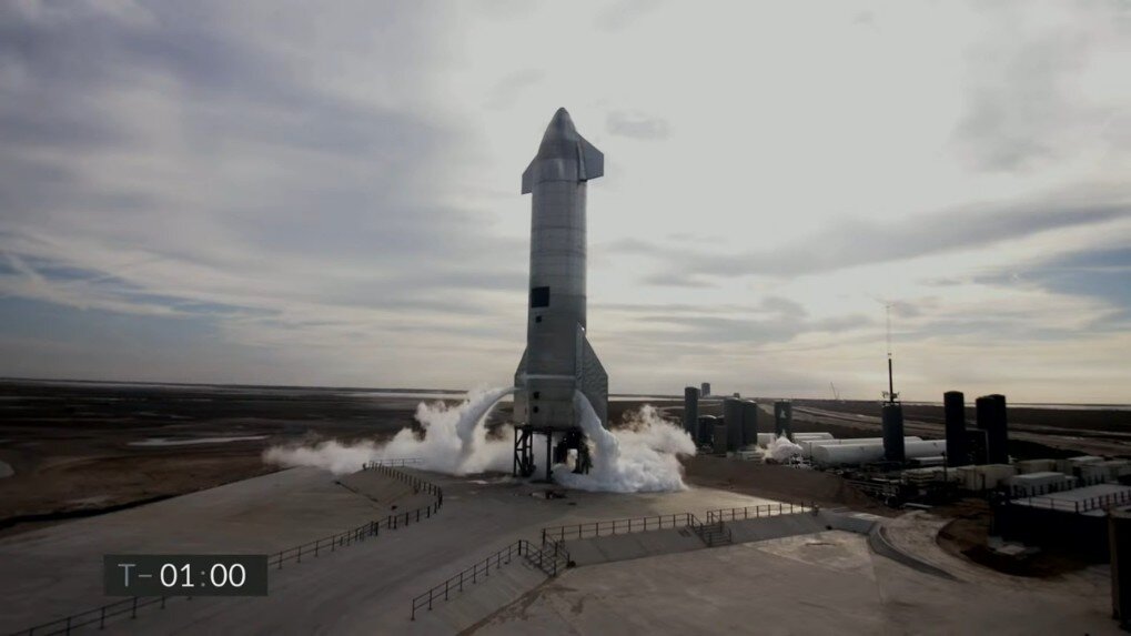 Starship SN10 перед стартом