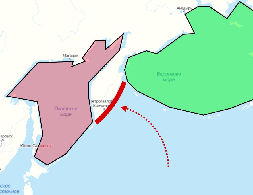 Поспорил с другом, что в России есть реки, впадающие напрямую в океан ...
