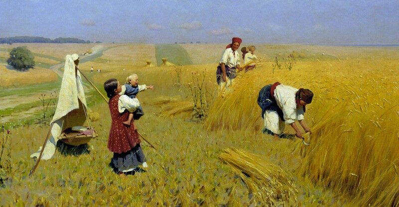 Люльку для ребенка ставили в поле