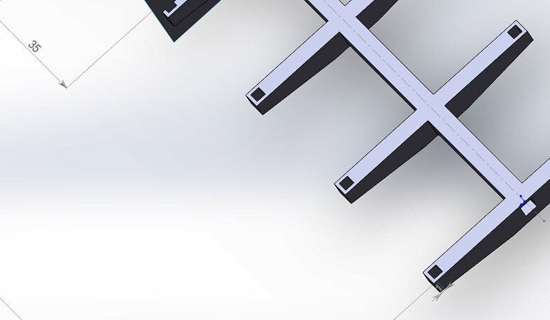 крепежные отверстия в раме для сен