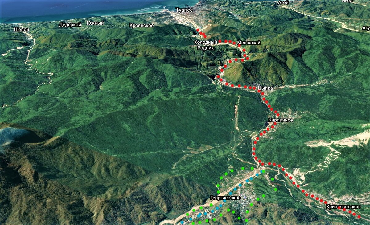 Село Георгиевское покорило меня невероятными видами Кавказских гор ...