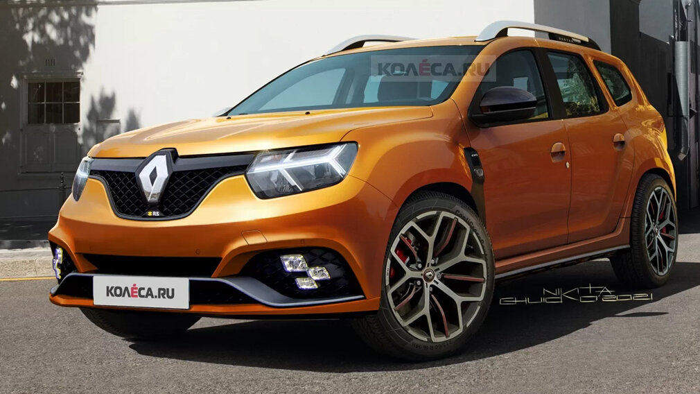 Рендер Renault Duster R.S., фото: Колёса.ру